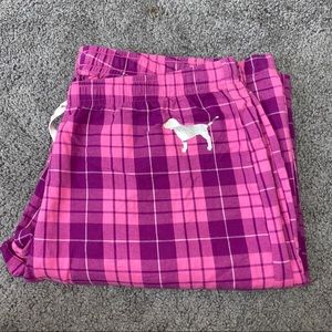PINK Flannel Pajama Pants